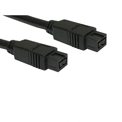 Image of Psylins 3m Firewire Cable 9 Pin to IEEE 1394 800 Video Lead Black