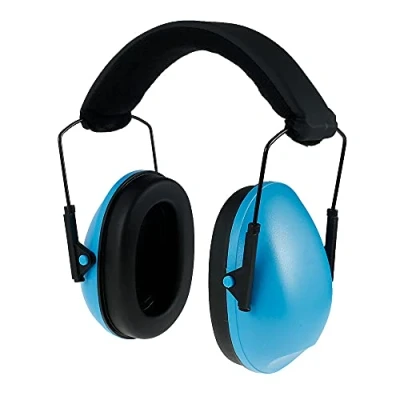 Image of Adjustable Kid Ear Defenders with Double Shell Design, 30Db Noise Reduction Earmuffs Comfortable Hearing Protection ABS Foam Material &amp; Easy to Wear for Ages 6 Months 14 Years,Blue