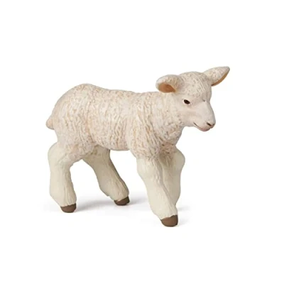 Image of PAPO FARMYARD FRIENDS Animals Figurine, 51047 Merinos Lamb, Multicolour