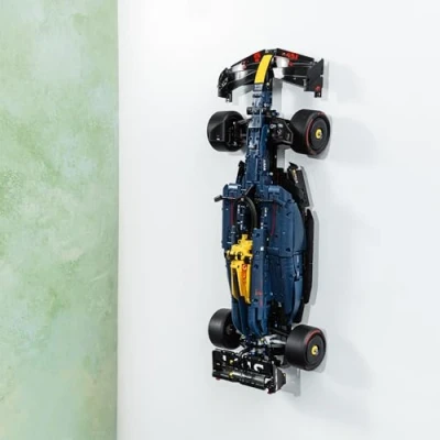 Image of Brickify Wall Mount Bracket Compatible With Lego Technic Red Bull RB20 42206 Securely Display Your Car Set NOT Included