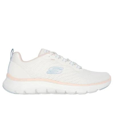 Image of Skechers Women&#039;s Flex Appeal 5.0 Sneaker, Natural, 5 UK