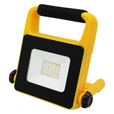 Image of 10W LED Portable Flood Light Work Rechargeable Cordless Hand Lamp Camping Hiking Job Site Construction Emergency IP65 6000k Cool White PF
