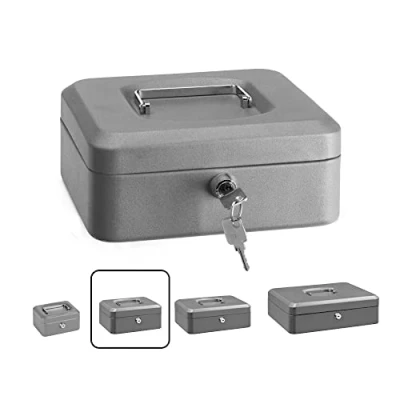 Image of Arregui Elegant Box with Tray (Steel), Grey, C9226