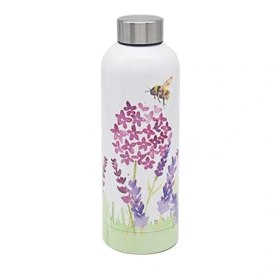 Image of Lesser &amp; Pavey 500ml Designed Stainlesss Steel Water Bottle Eco Friendly With Lid Bottles For Office, Sports or On The Go Jennifer Rose Gallery