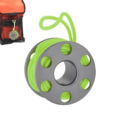 Image of puzzlegame Dive Reel Scuba Spool Reel,Aluminum Lightweight 2m Finger for Snorkeling Diving