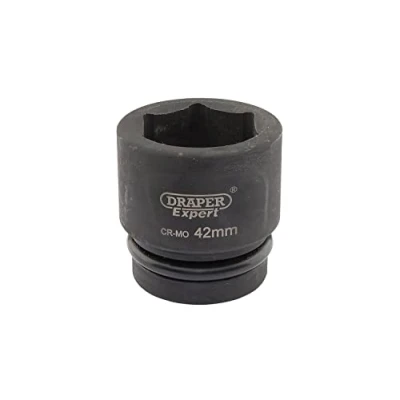 Image of Draper Expert HI TORQ� 6 Point Impact Socket, 1&quot; Sq. Dr., 42mm