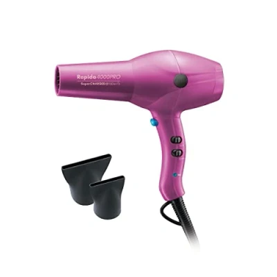 Image of Diva Pro Styling Rapida 4000 Dryer 2200 W Professional Hairdryer with Ionic Conditioning, Magenta PRO110
