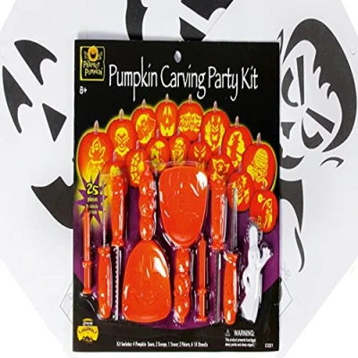 Image of Premier 22Pcs Halloween PUMPKIN CARVING TOOL SET Designs Craft Tools Party Kit