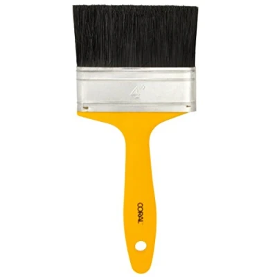 Image of Coral 31300 Essentials Paint Brush with a Synthetic Paintbrush Head for DIY Painting 4 inch