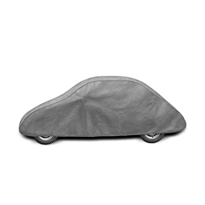 Image of Car Cover Waterproof Grey Outdoor Breathable For Volkswagen Beetle Classic, Road Vehicles Protector Scratch, Weather Dirt Protection