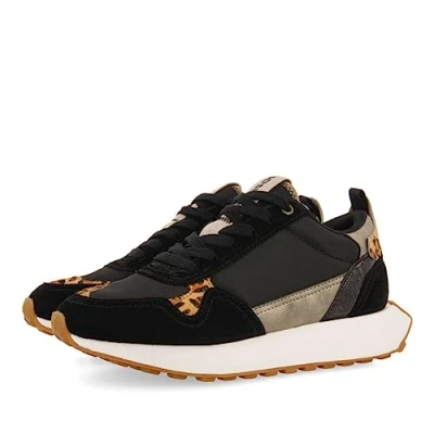 Image of GIOSEPPO Women&#039;s Onaka Sneaker, Black/White, 4 UK