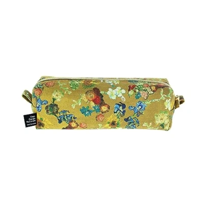 Image of Blueprint Collections Van Gogh Pencil Case Stationery Bag Small Slim Travel Make up Stationary Supplies