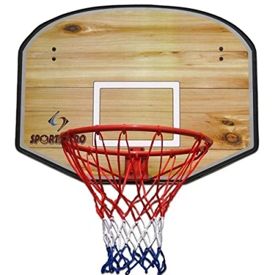 Image of 18&quot; Professional Wall Mounted Indoor Basketball Hoop Ring and Backboard including Net