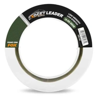 Image of Fox Exocet Pro Low Vis Green Leader 100 m Cord Diameter / Load Capacity: 0.50 mm 35 lb (15.9 kg)