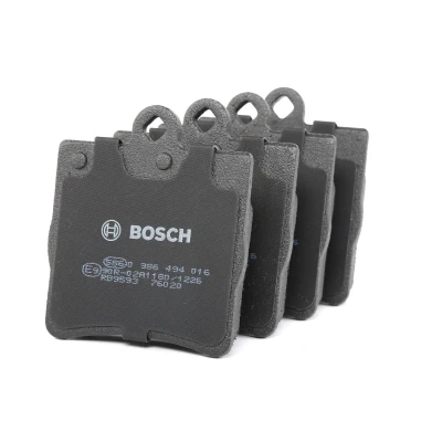 Image of 0024207120, 002420712037, 0024207420, 0034202720, 003420272037 Brake pad set BOSCH 0 986 494 016 MERCEDES BENZ: C Class Coupe, Saloon