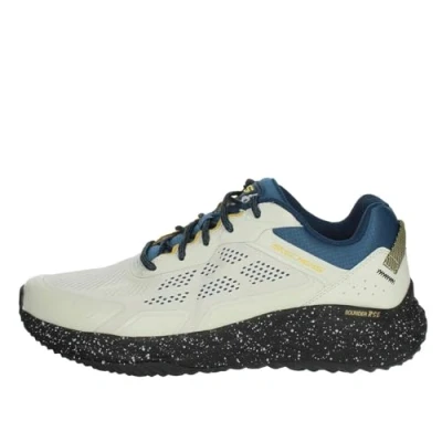Image of Skechers Men&#039;s Bounder RSE Trainers, Natural Duraleather/Mesh/Multi Trim, 6 UK
