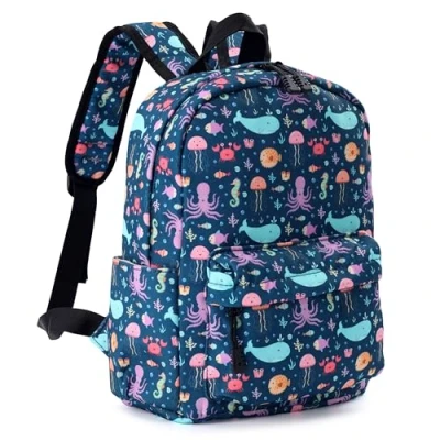 Image of Zicac Toddler Backpack Boys Girls Kids School Bags Students Rucksack Child Canvas Children Casual Bag Kindergarten Daypack Bookbag