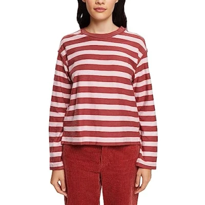 Image of ESPRIT Women&#039;s 092ee1k321 T Shirt, 805/Terracotta, S