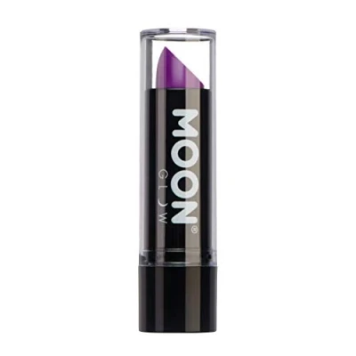 Image of Neon UV Lipstick by Moon Glow Intense Purple Bright Coloured Glows under