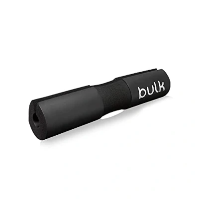 Image of Bulk Barbell Squat Pad, Neck and Shoulder Protective Weightlifting, Black