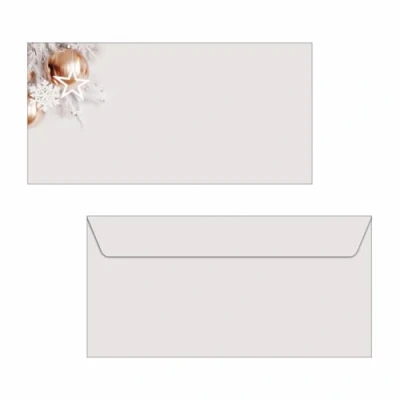 Image of SIGEL DU429 Christmas envelopes &quot;Christmas in rose gold&quot;, gummed, DL, 50 Pieces