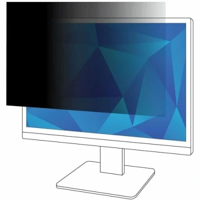 Image of 3M privacy Filter. 19.5 inch screen. Widescreen 16:9 desktop LCD Monitor. Anti Glare. Protect your data from visual hacking.