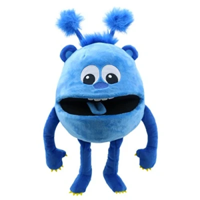 Image of The Puppet Company Baby Monsters Blue Hand Puppet,Multi colored,35 x 20 16 centimeters