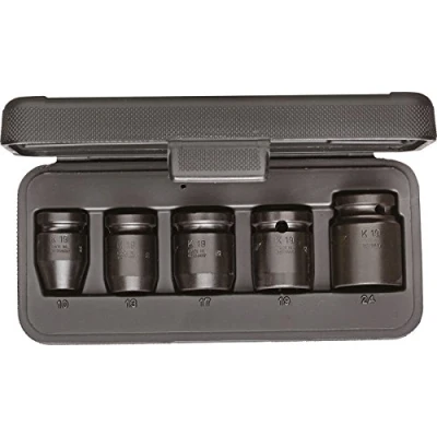 Image of Gedore K 19 028 Car Impact Socket Set 1/2&quot; 5 pcs hex 10 24 mm