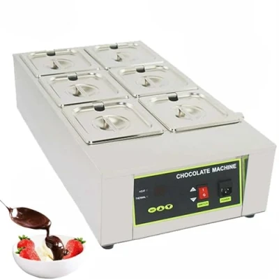 Image of FUYAO Chocolate Melting Pot Professional Tempering Machine Commercial Electric Heater Digital Control, Melts 8kg of chocolate, 1000W