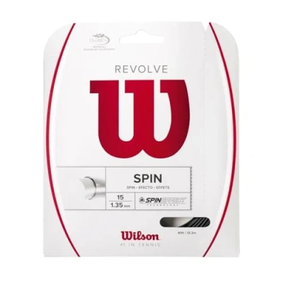 Image of Wilson Revolve Tennis String, Black, 15 Gauge