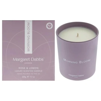 Image of Margaret Dabbs Morning Bloom Rose &amp; Lemon Luxury Scented Candle, 220g