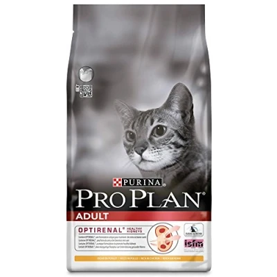 Image of Pro Plan Purina Optirenal Cat Adult Chicken &amp; Rice 1.5kg