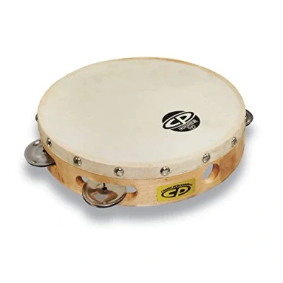 Image of LP Latin Percussion CP Wood Tambourin Holz 8&quot; einreihig mit Fell CP378