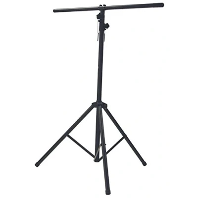 Image of QTX Heavy Duty Lighting Stand Including T Bar Height Adjustable 1.5 3.6 Metre