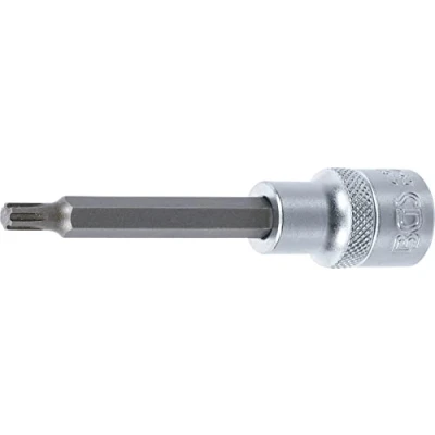 Image of BGS 4161 Bit Socket length 100 mm 12.5 (1/2&quot;) Drive Spline (for RIBE) M6