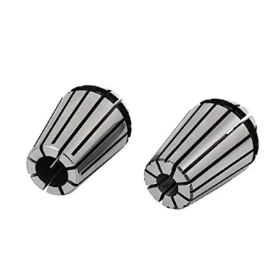 Image of uxcell a16061300ux0351 ER20 1/4 inch 1/8 Clamping Dia 65 Manganese Steel Spring Collet Set 2 in 1