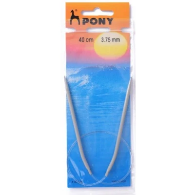 Image of Pony Metal Circular Knitting Needles/Pins Length 40 cm x 4.5 mm