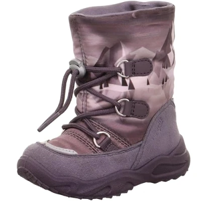 Image of Superfit Girl&#039;s GLACIER warm gefütterte Gore Tex Stiefel, LILA 8500
