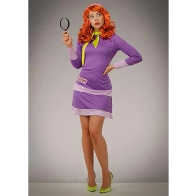 Image of Womens Scooby Doo Daphne Costume (Small (UK 8 10))