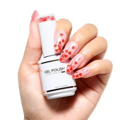 Image of Nicedeco Gel Nail Polish, 15ml UV/LED Soak Off Polish Art Manicure Pedicure, Salon &amp; Home Use Long Lasting Easy to Apply 332