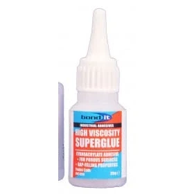 Image of 1 x 20g Super Glue Strong Bond High Viscosity Adhesive Plastic Rubber UPVC Wood Metal