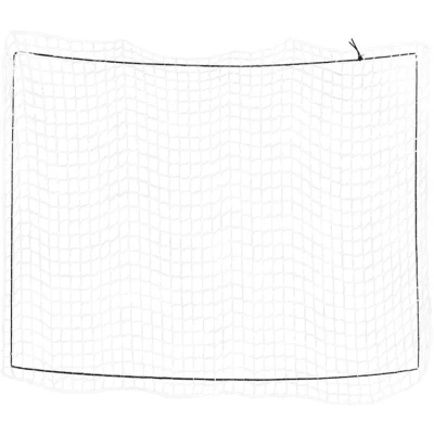 Image of vidaXL Trailer Net with Elastic Rope White 3.5x3 m PP