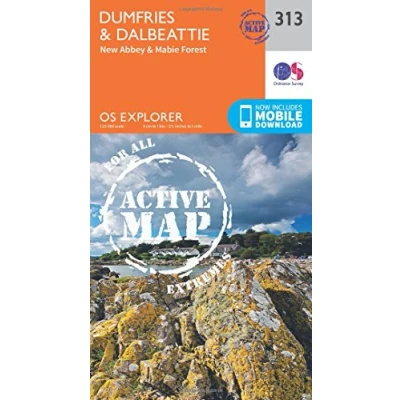 Image of Explorer Active 313 Dumfries &amp; Dalbeattie Map With Digital Version