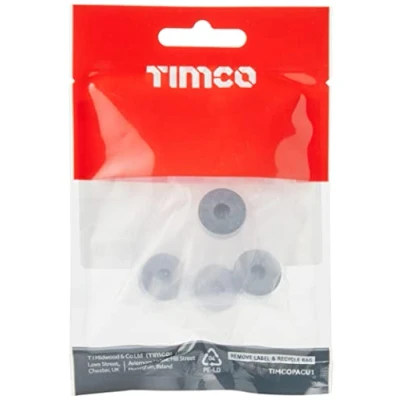 Image of TIMCO Threaded Screw Caps Solid Brass Polished Chrome 16mm