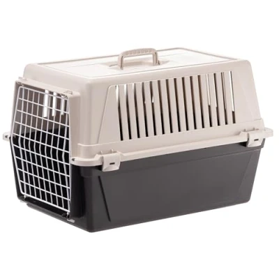 Image of Ferplast Atlas 30 Dog Carrier Large Cat Carrier, Portable Travel Comfortable Handle, Easy to Clean, Ideal for Travel, Pet up 15 Kg. 60x40x38 cm.