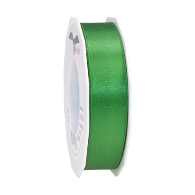 Image of C.E. Pattberg SATIN green gift ribbon, 27 yards for Wrapping Gifts, 1 inch width, Ribbon Decorating &amp; Crafting, Decorative every occasion