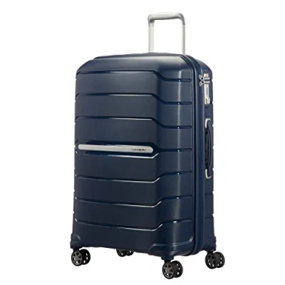 Image of Samsonite Flux Spinner M Expandable Suitcase, 68 cm, 85 L, Blue (Navy Blue)