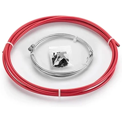 Image of Chooee Universal Bicycle Brake Cable Housing Kit for Mountain Bike or Road Bikes,Standard Red