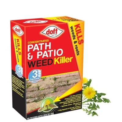 Image of Doff Concentrated Path &amp; Patio Weedkiller 3 sachets