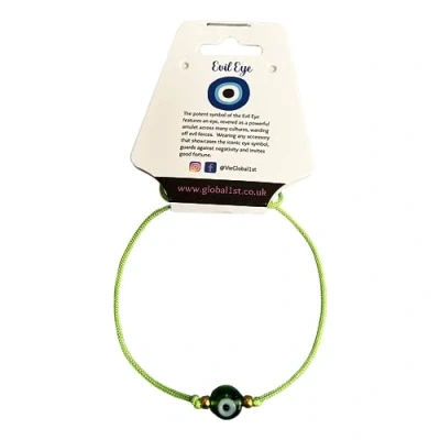 Image of VIE Evil Eye Coloured Bracelet (Green)